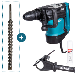 Makita HR4511C Martello Demolitore AVT Sds-Max 1.350W - 9,4J - 8,5Kg