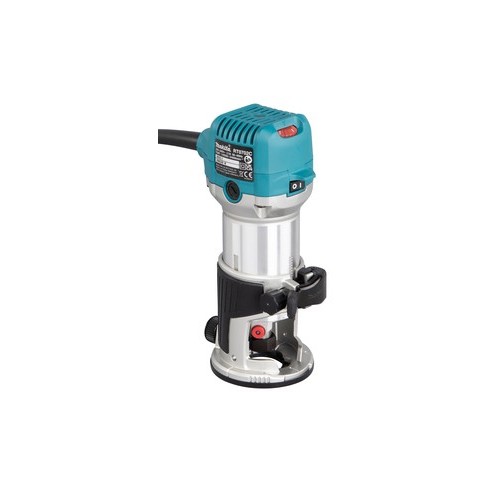 Makita RT0702CX3J Fresatrice verticale 710W, pinza: 6-8mm