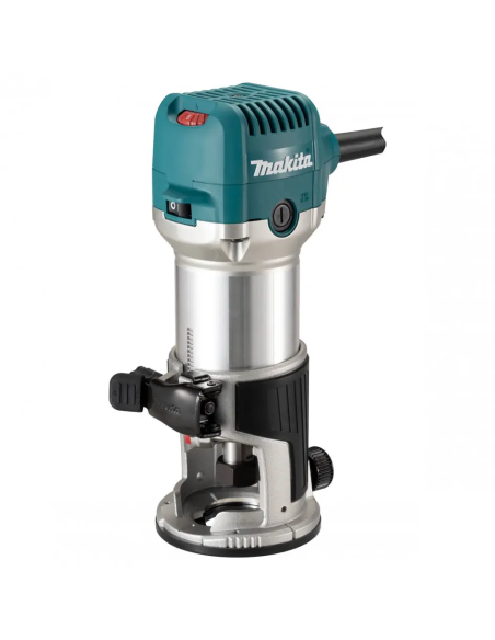 Makita RT0702CX3J Fresatrice verticale 710W, pinza: 6-8mm