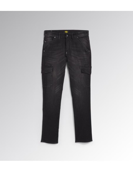 Jeans lungo stone cargo Diadora Utility nero