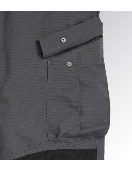 Pantalone lungo ripstop cargo Diadora Utility (grigio)