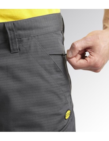 Pantalone lungo ripstop cargo Diadora Utility (grigio)