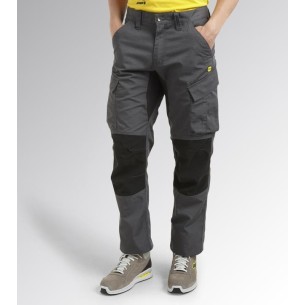 Pantalone lungo ripstop cargo Diadora Utility (grigio) 2