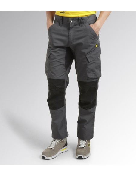Pantalone lungo ripstop cargo Diadora Utility (grigio)