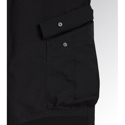 Pantalone lungo ripstop cargo Diadora Utility (nero)