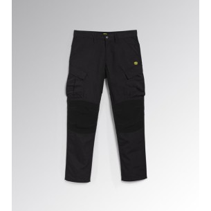 Pantalone lungo ripstop cargo Diadora Utility (nero)