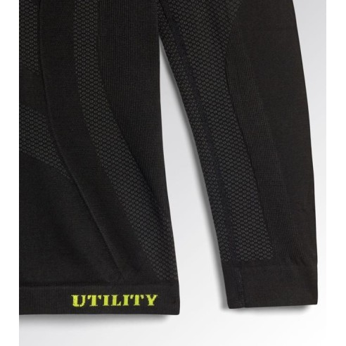 Maglia tecnica seamless evo Diadora Utility nero
