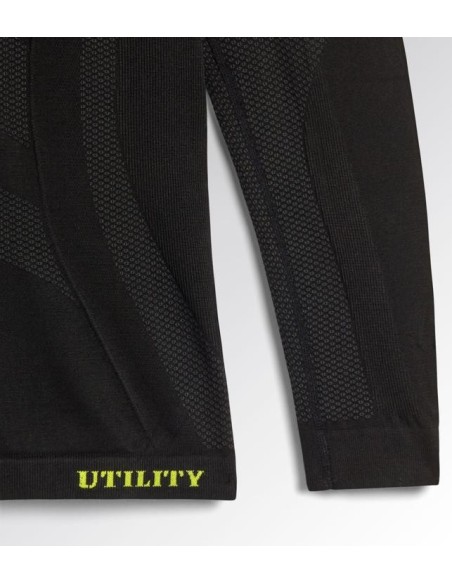 Maglia tecnica seamless evo Diadora Utility nero