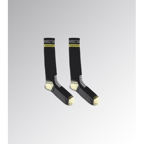 Calzini tecnici invernali Diadora Utility nero/grigio