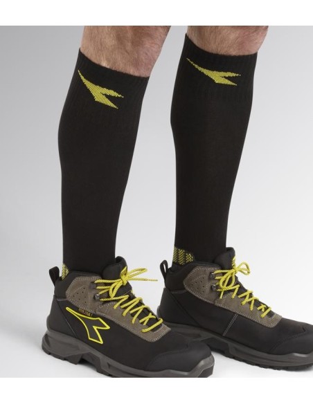 Calzini invernali cotone (3 pack) Diadora Utility nero/grigio