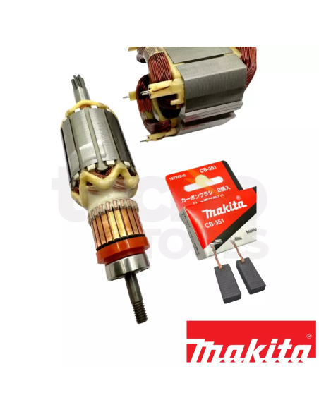 Makita Indotto + Statore + Coppia carboncini HR4001C/HR4010C/HR4011C (Ricambi originali)