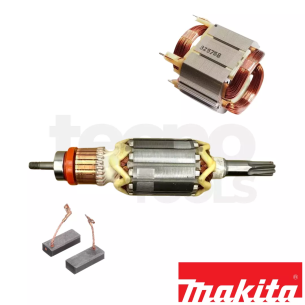 Makita Indotto + Statore + Coppia carboncini HR4001C/HR4010C/HR4011C (Ricambi originali) 2