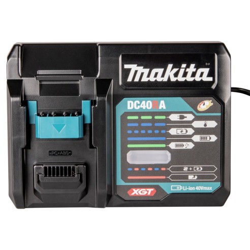 Makita 191E07-8 Caricabatterie XGT DC40RA 40Vmax (Li-ion)