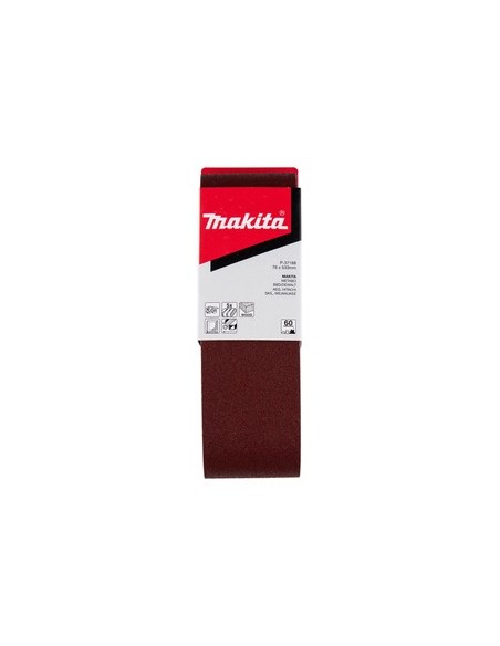 Makita P-37188 Nastro abrasivo 75x533 Gr. 60 (5 pz.)