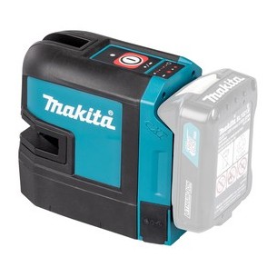 Makita SK105DZ Tracciatore laser 12V, Autolivellante IP54, raggio rosso - Con batteria 2