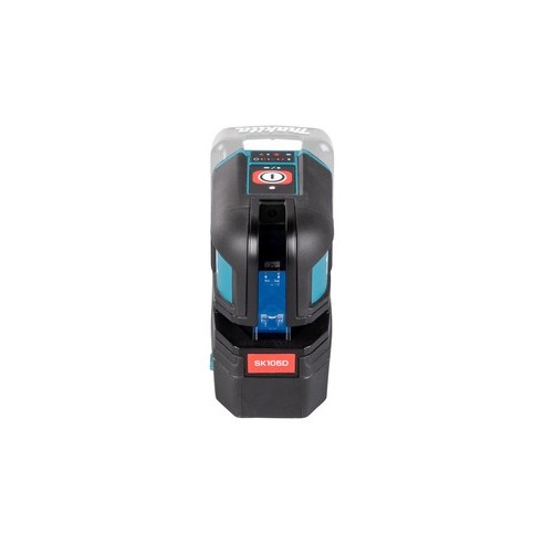 Makita SK105DZ Tracciatore laser 12V, Autolivellante IP54, raggio rosso - Con batteria