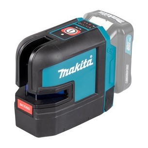Makita SK105DZ Tracciatore laser 12V, Autolivellante IP54, raggio rosso - Con batteria