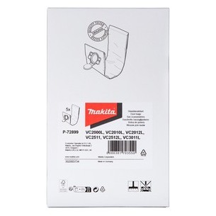 Makita P-72899 Confezione sacchi (5 pz.) x VC3011L