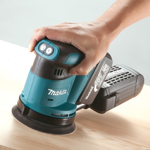 Makita DBO180Z Levigatrice orbitale 18V, 123mm - Senza batteria
