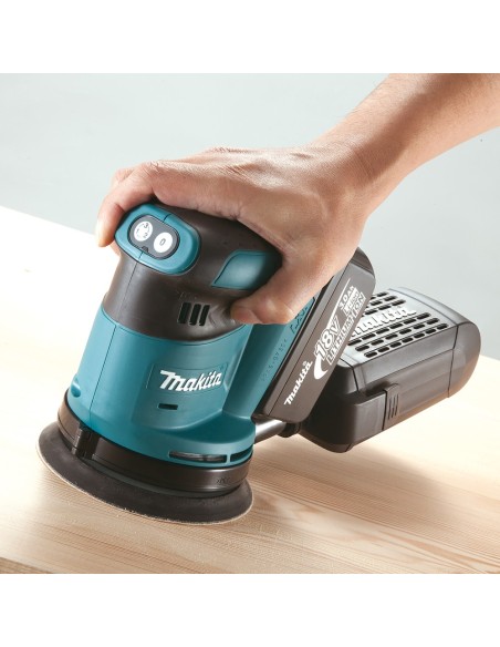 Makita DBO180Z Levigatrice orbitale 18V, 123mm - Senza batteria