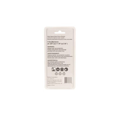Coppia coltelli 110mm (2 pz.) Makita