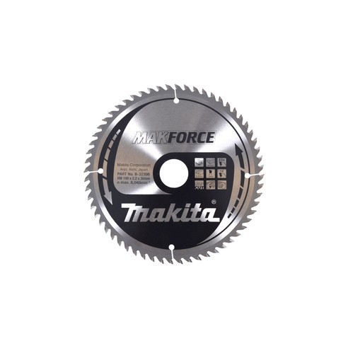 Makita B-32390 Lama makforce x legno Ø190x30mm - Z60