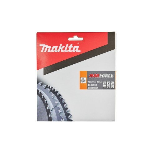 Makita B-32390 Lama makforce x legno Ø190x30mm - Z60