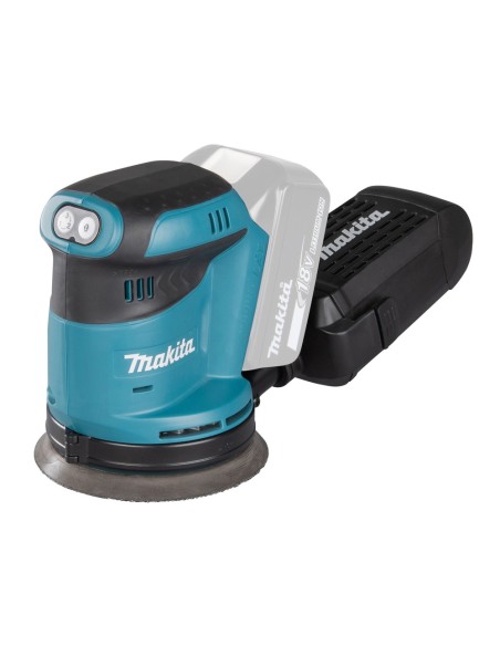 Makita DBO180Z Levigatrice orbitale 18V, 123mm - Senza batteria