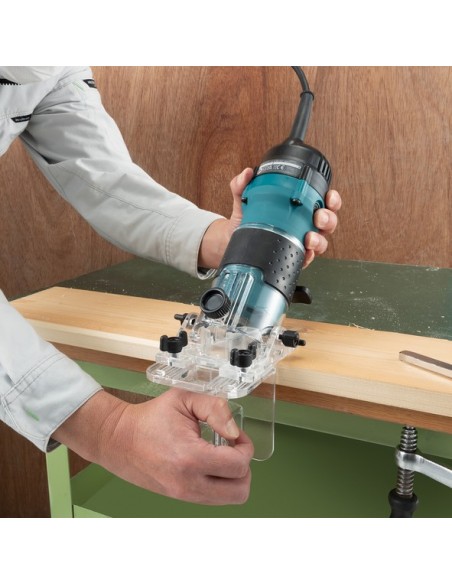 Makita 3712 Rifilatore 530W - pinza 6mm, con base inclinabile