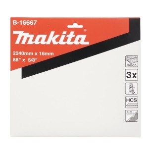 Makita B-16667 Lama HCS, 2.240x16mm 4TPI x legno (3 pz.)