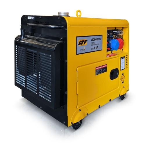 Kit generatore di corrente 6,5kW diesel GSD8000EP-SE LTF 230/400V + unità ATS + caricatoremantenitore