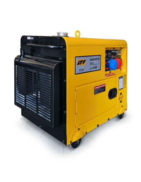 Kit generatore di corrente 6,5kW diesel GSD8000EP-SE LTF 230/400V + unità ATS + caricatoremantenitore
