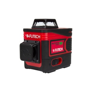Laser raggio verde Multicross 3D Compact 0353DG Futech 360°, precisione 2mm/10m, IP54 (con batterie litio)