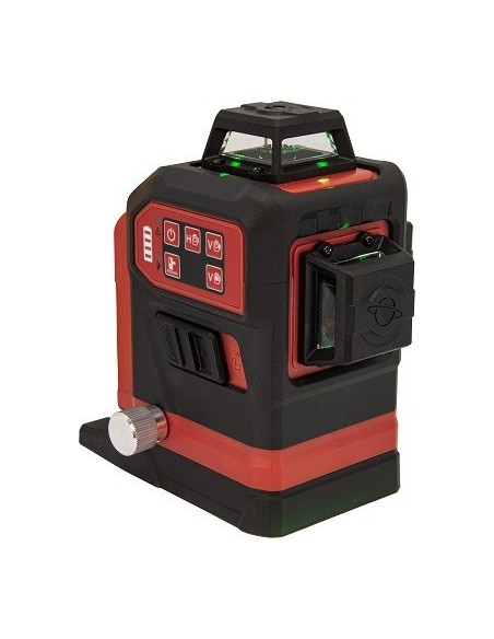 Laser raggio verde Multicross 3D 18Vmax 0363DG Futech 360°, precisione 2mm/10m, IP54