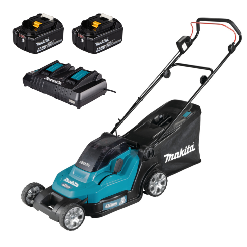 Makita DLM432PT2 Tagliaerba a batteria 36V - Con 2 batterie