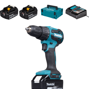 Makita DHP490RFJ Avvitatore a percussione 65Nm LXT Brushless 18 V - Con 2 batterie 18V 3.0Ah