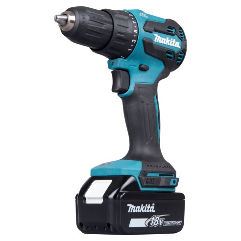 Makita DHP490RFJ Avvitatore a percussione 65Nm LXT Brushless 18 V - Con 2 batterie 18V 3.0Ah