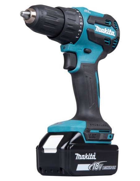 Makita DHP490RFJ Avvitatore a percussione 65Nm LXT Brushless 18 V - Con 2 batterie 18V 3.0Ah