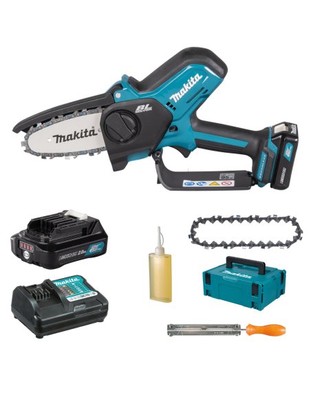 Makita UC100DWA1J Potatore a catena 10 cm Brushless CXT 12 V - Con batteria