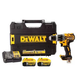 Dewalt DCD796P2-QW Trapano avvitatore a percussione 18 V 5,0 Ah - Con 2 batterie