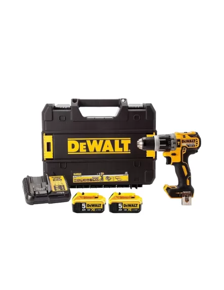 Dewalt DCD796P2-QW Trapano avvitatore a percussione 18 V 5,0 Ah - Con 2 batterie
