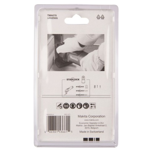 Makita B-65115 Piastra al velcro Starlock TMA078 94mm