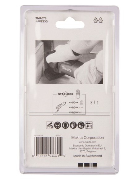 Makita B-65115 Piastra al velcro Starlock TMA078 94mm