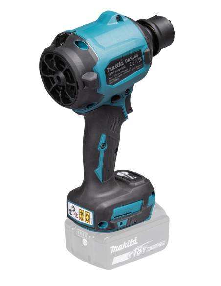 Makita DAS180Z Soffiatore a pistola 18V, Brushless - Senza batteria