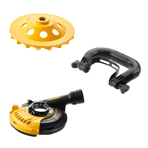 Smerigliatrice angolare DWE4257KT-QS Dewalt, d.125mm, 1.500W con tazza diamantata + cuffia protezione 2