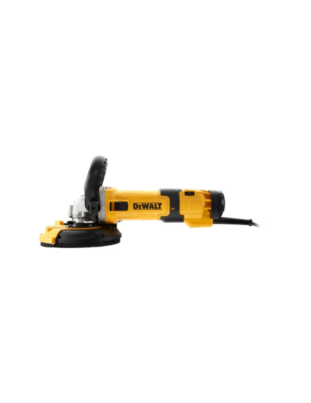 Smerigliatrice angolare DWE4257KT-QS Dewalt, d.125mm, 1.500W con tazza diamantata + cuffia protezione