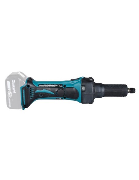 Makita DGD800ZJ Smerigliatrice diritta 18V, pinza max. 6mm, 25.000g/min - Senza batteria