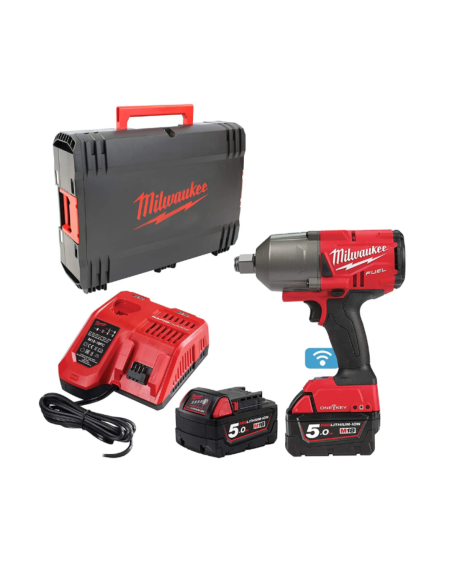 Milwaukee M18 ONEFHIWF34-502X Avvitatore impulsi 18V 1.627Nm, attacco 3/4 - Con 2 batterie 4933459730