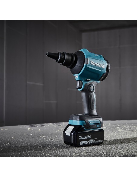Makita DAS180Z Soffiatore a pistola 18V, Brushless - Senza batteria