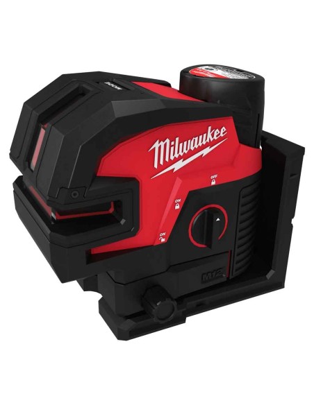 Milwaukee M12 CLL4P-301C Laser lineare Verde M12™ a 2 linee con 4 punti piombo - Con batteria M12B3 4933479203